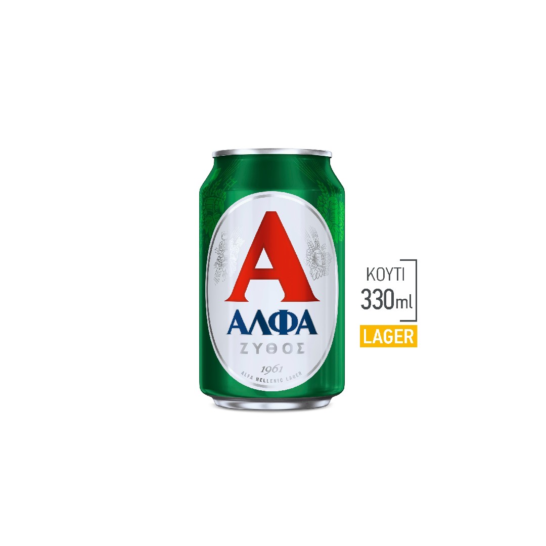 ALPHA Lager Beer 330ml 