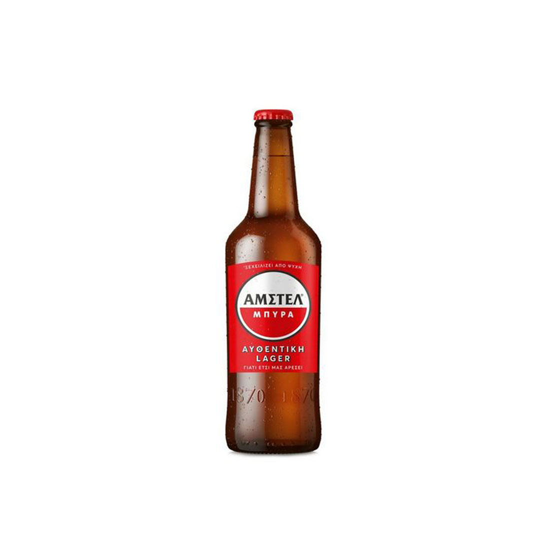 AMSTEL Lager Beer 500ml bottle 
