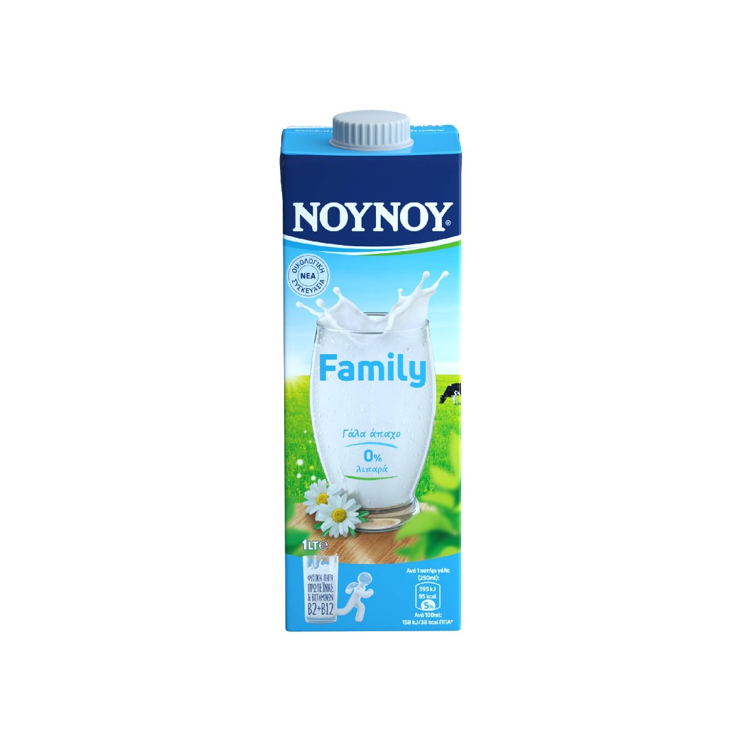 NOUNOU Family 0% High Pasteurized Milk 1L 