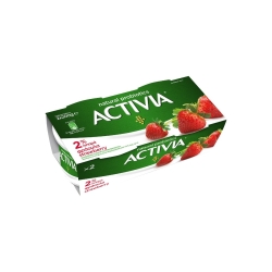 ACTIVIA Strawberry Yogurt Dessert 2*200g