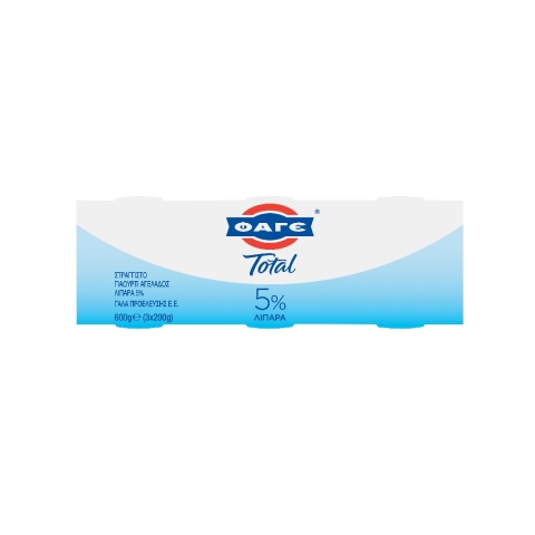 FAGE Total Strained 5% Yogurt 3*200g