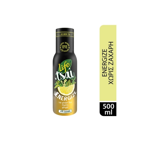 LIFE Lemon & Ginger Iced Tea Zero sugar 500ml 